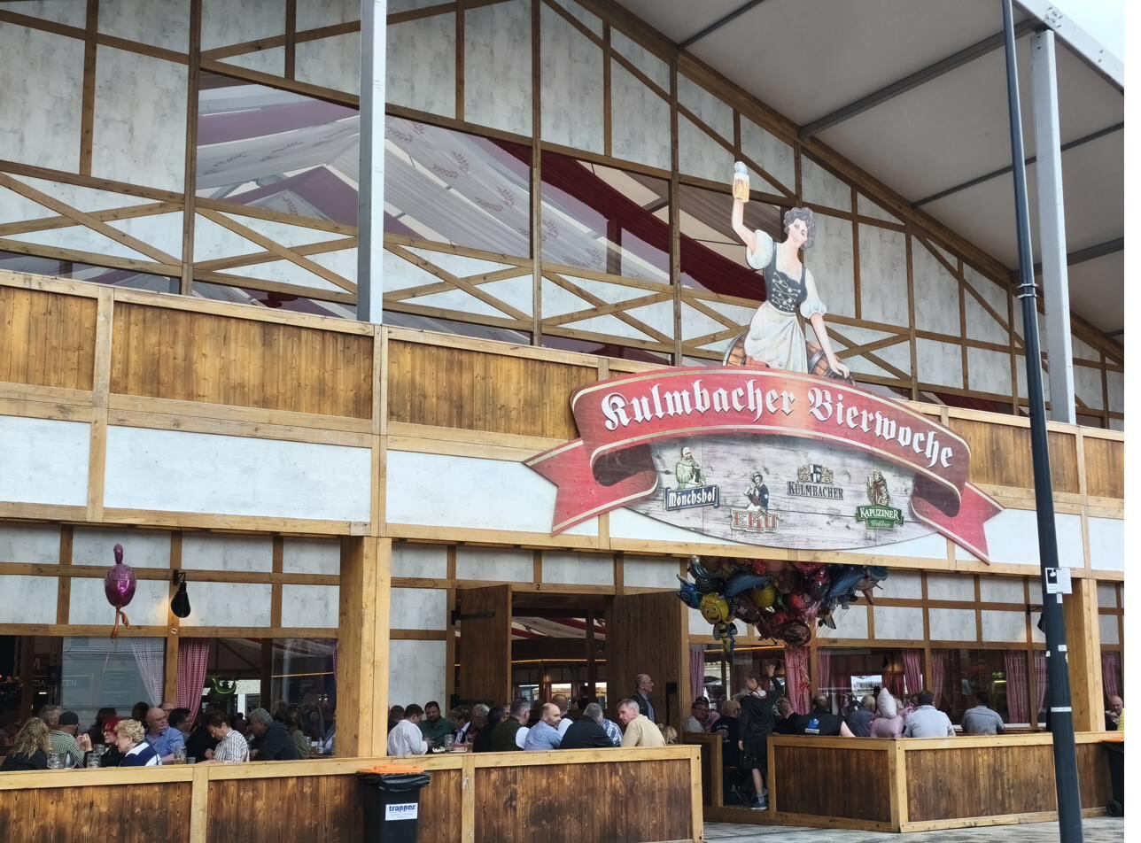 Feststimmung auf der Kulmbacher Bierwoche